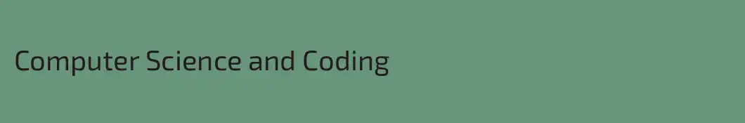 Computer Science and Coding